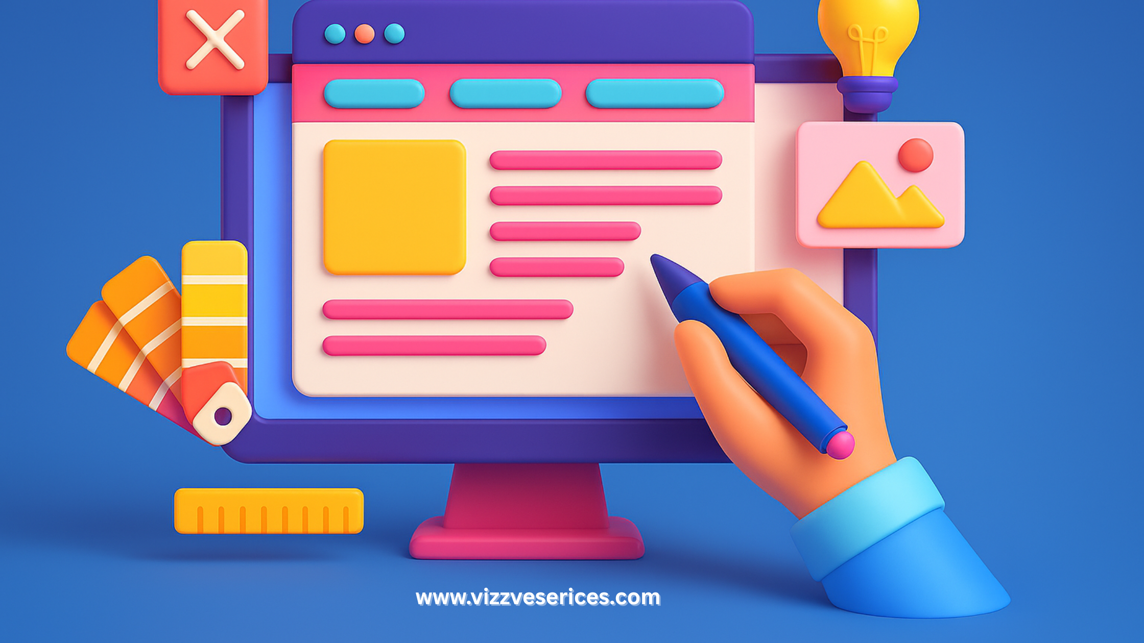 Modern website layout showcasing responsive design and user-friendly interface